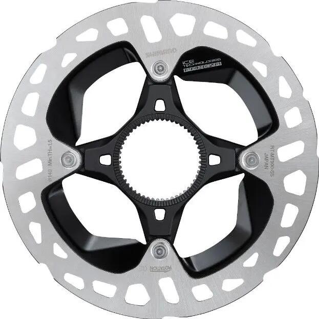 Brake disc Shimano avec bague de blocage cannelure internes avec aimant RT-MT900