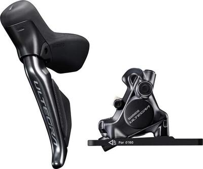 Shimano ultegra di2 schijfremset links st-r8170 voor hoogwaardige prestaties