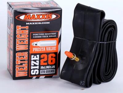 Maxxis air welter weight 26 x 1.00/1.25'' presta valve 48mm