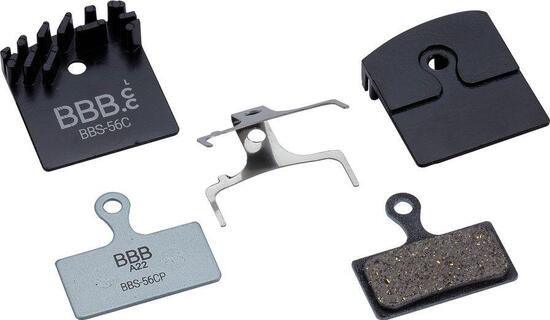 Pastiglie dei freni con dissipatore termico BBB Cycling Coolfin Comp. Shimano XT