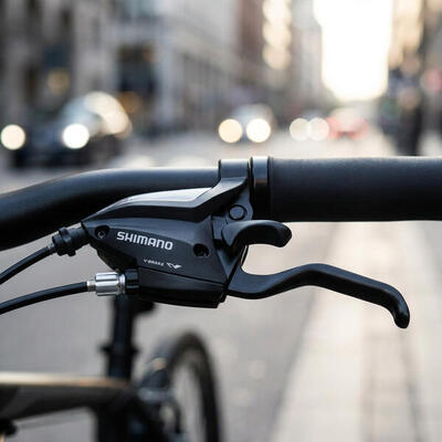 Shimano st-ef500 3-speed versnellingshendel links met remhendel