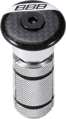 Bbb aheadset cap for 1.1/8' carbon powerhead forks glossy black