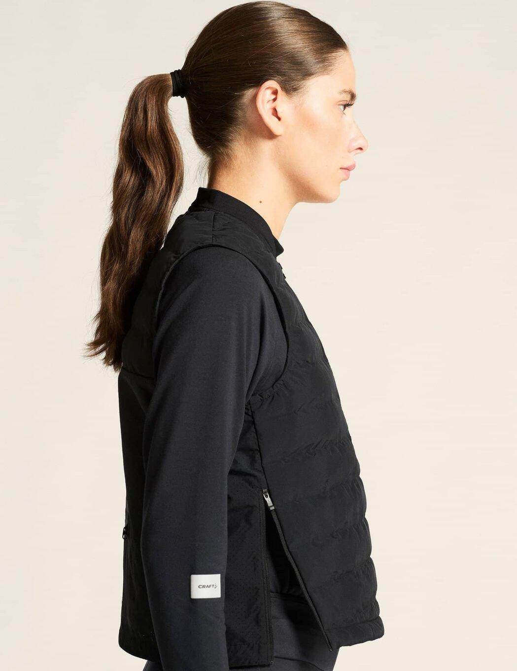 Gilet 1/2 zip sans manches Craft SubZ Noir Femme 3/7