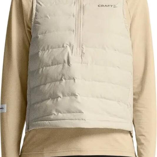 Women's 1/2 zip sleeveless vest Craft SubZ Beige