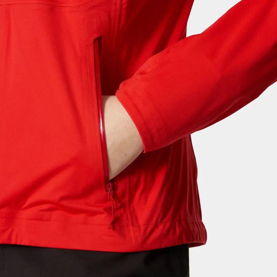 Chaqueta Helly Hansen Momentum 3L Roja para mujer 3/7