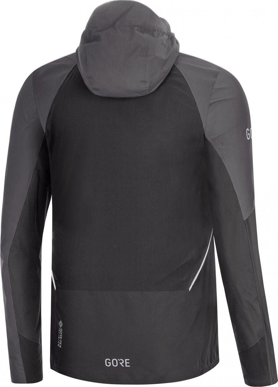 GORE Wear R7 gedeeltelijk Gore-Tex INFINIUM Waterdicht jack met capuchon Zwart G 2/4