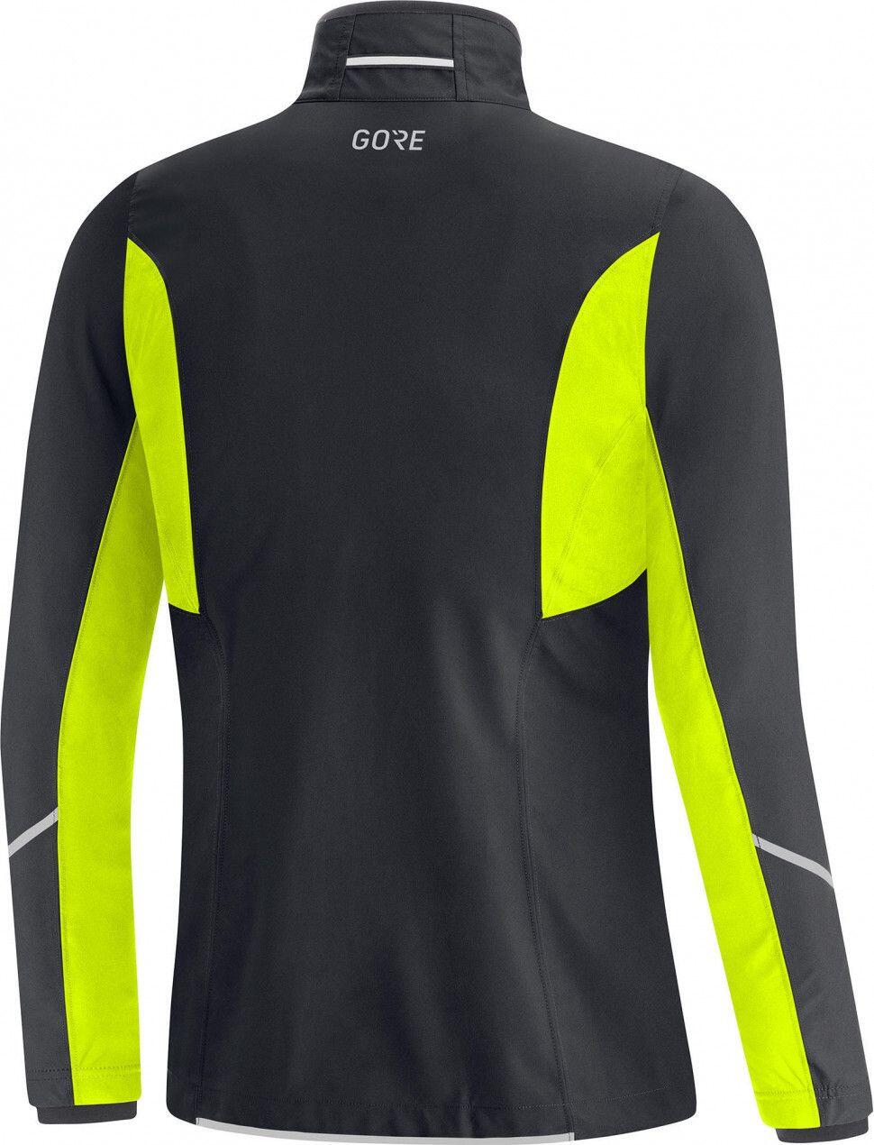 Veste Coupe-Vent Gore Wear R3 Partial Gore-Tex Infinium Noir/Jaune fluo Femme 2/5
