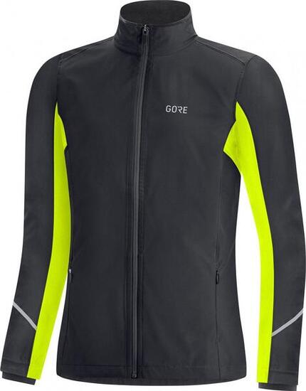 Veste Coupe-Vent Gore Wear R3 Partial Gore-Tex Infinium Noir/Jaune fluo Femme