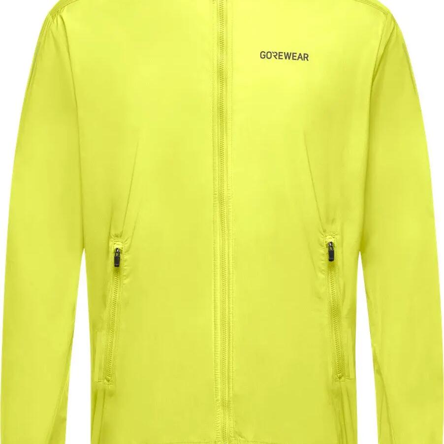 Men's Windbreaker Vest Gore Wear Concurve Fluo Yellow