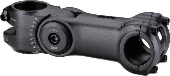 BBB HighFix II Verstelbare Stuurpen 25,4 mm Zwart