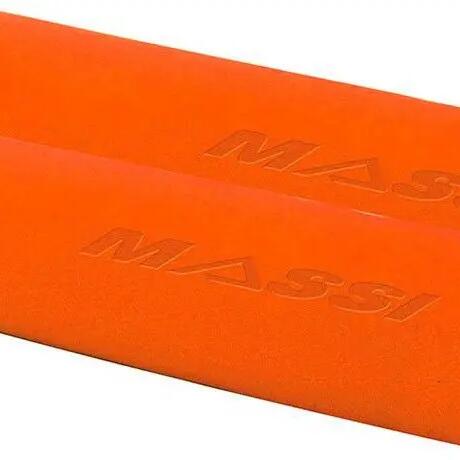 Pair of Massi Silicone Grips Matte Orange