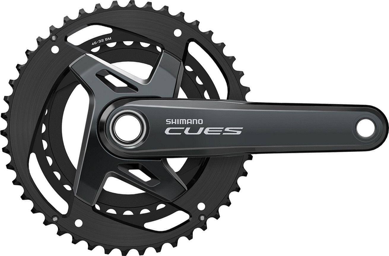 Guarnitura Shimano Cues FC-U8000-2 46/32T 11S Nero 2/4