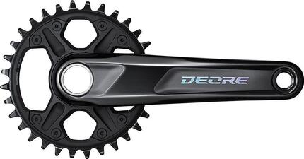 Shimano KRG DEORE FC-M6100-1 12-f., 32Z,175mm,sw,2-teil., o.Lagersch.