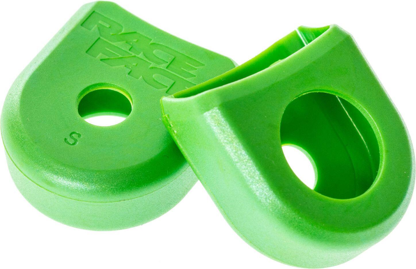 RACE FACE Paire de protèges Manivelles Alu BOOT PEDAL Vert 1/1
