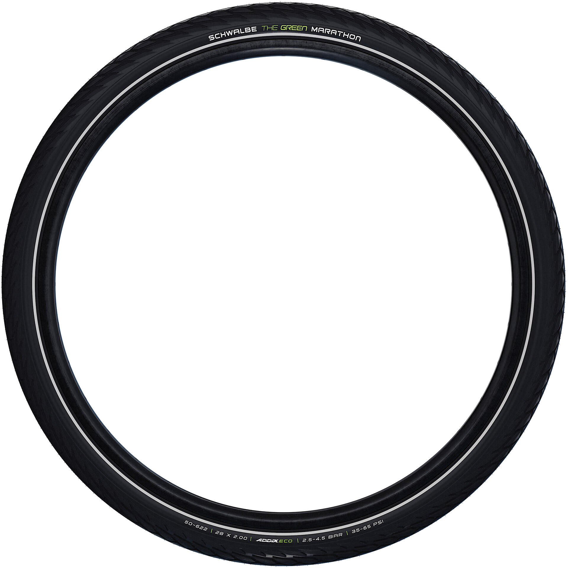 Pneu Schwalbe Green Marathon 28'' Tubetype Rigide Addix Eco GreenGuard E-25 Refl 7/7