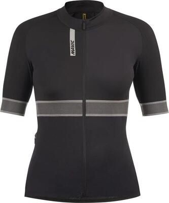 Mavic ksyrium jersey met korte mouwen voor dames, zwart