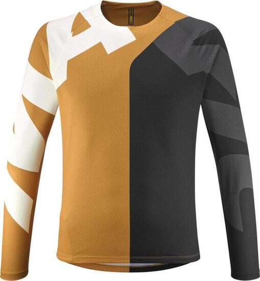 Mavic Deemax Enduro Langarm Trikot Schwarz/Beige
