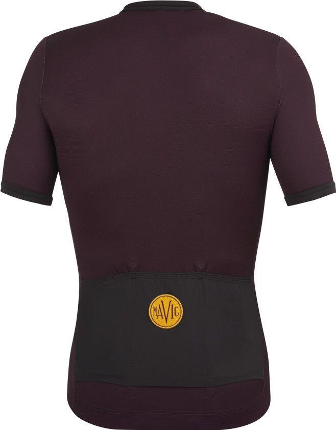 Mavic Heritage Kurzarmtrikot Aubergine/Schwarz 2/6