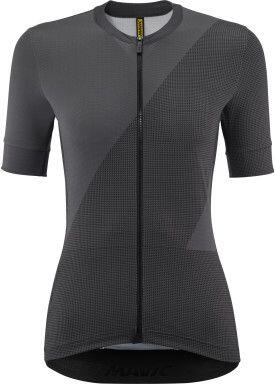 Mavic aksium graphic jersey met korte mouwen voor dames grijs/zwart