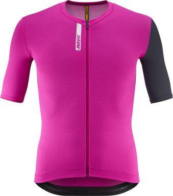 Maillot Manches Courtes Homme Mavic Essential Rose 3/4