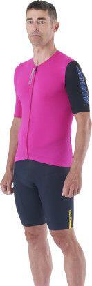 Maillot Manches Courtes Homme Mavic Essential Rose 2/4