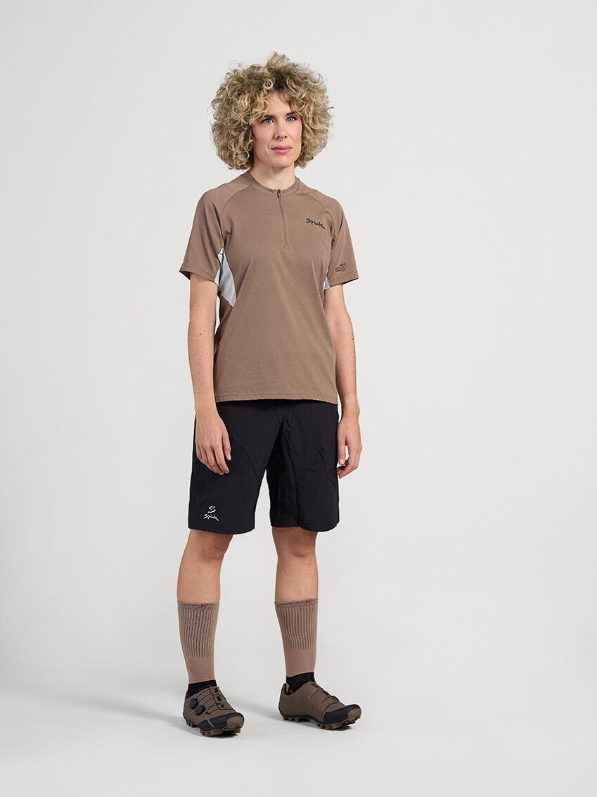Spiuk All Terrain Unisex Short Sleeve Jersey Beige 3/5