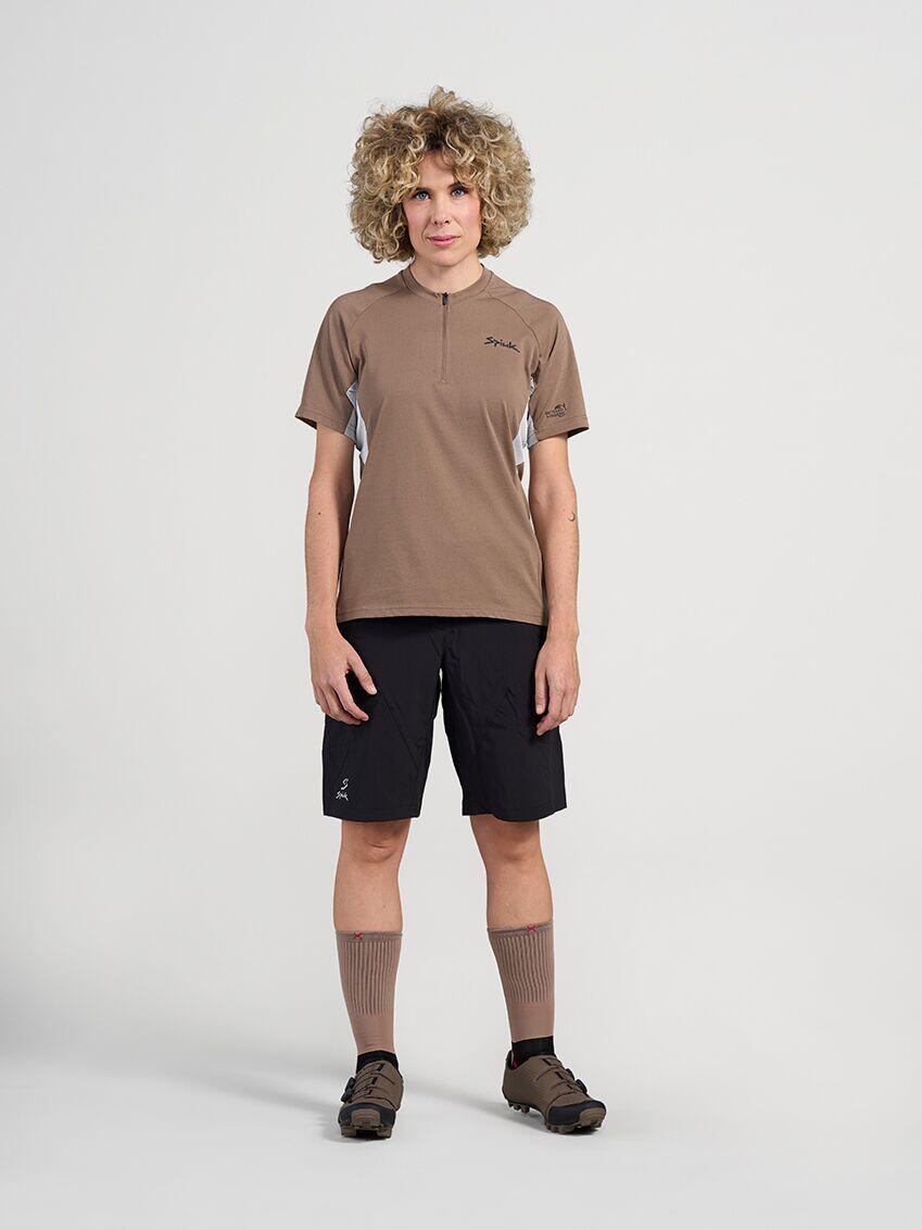 Spiuk All Terrain Unisex Short Sleeve Jersey Beige 2/5
