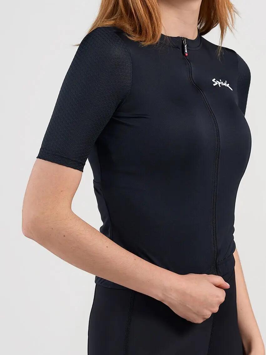 Maillot Spiuk Anatomicde manga corta para mujer Negro 4/5
