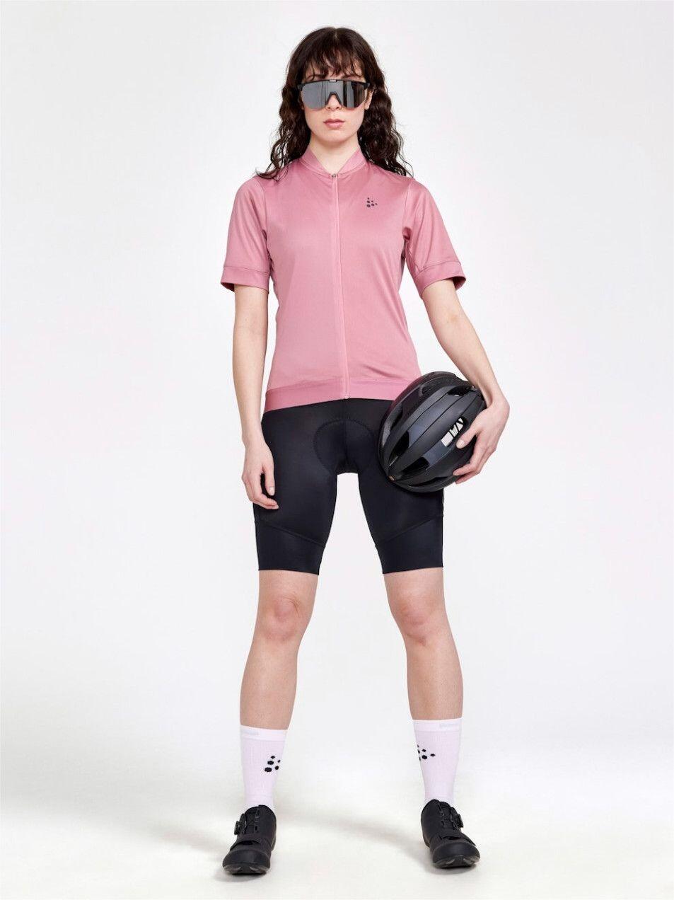 Maillot manches courtes Craft Core Essence Rose Femme 4/5