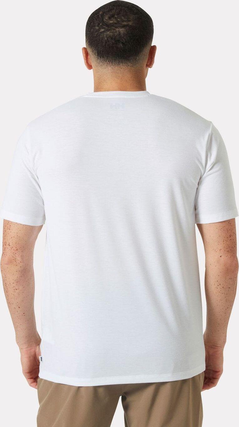 T-shirt Helly Hansen Skog Recycled Graphic Blanc Homme 2/7