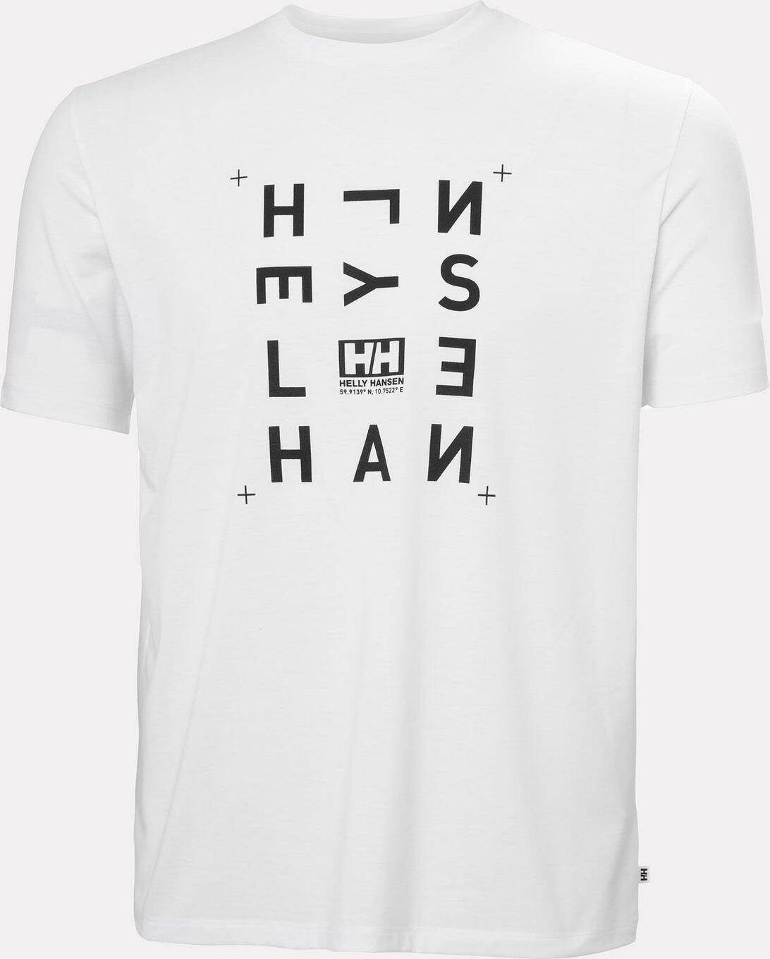 T-shirt Helly Hansen Skog Recycled Graphic Blanc Homme 5/7