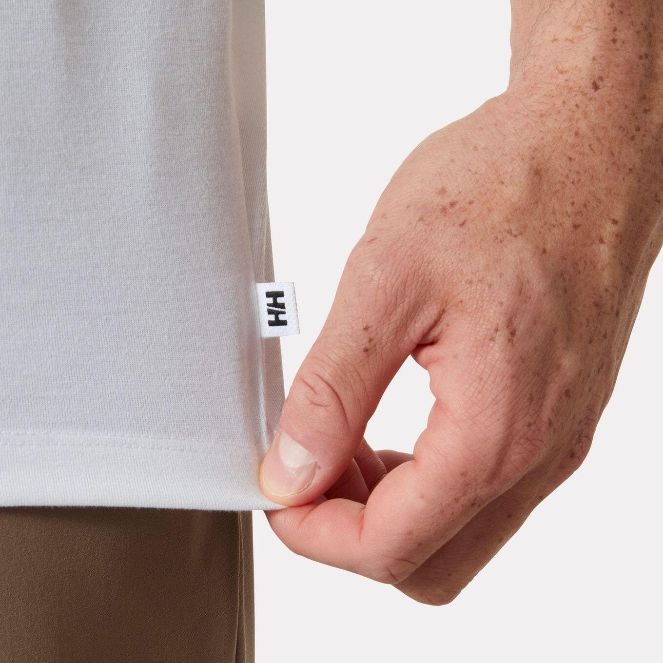 T-shirt Helly Hansen Skog Recycled Graphic Blanc Homme 4/7