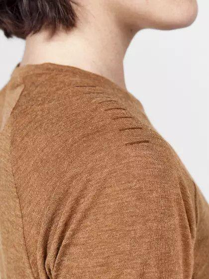 T-Shirt Manches Courtes Craft ADV Trail Wool Marron Femme 5/7