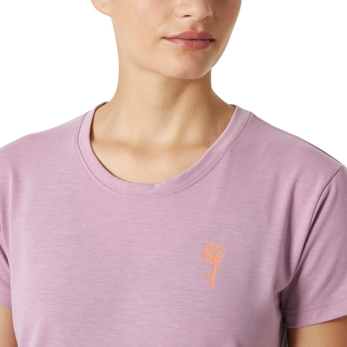 T-shirt Helly Hansen Skog Recycled Graphic Violet Femme 3/6