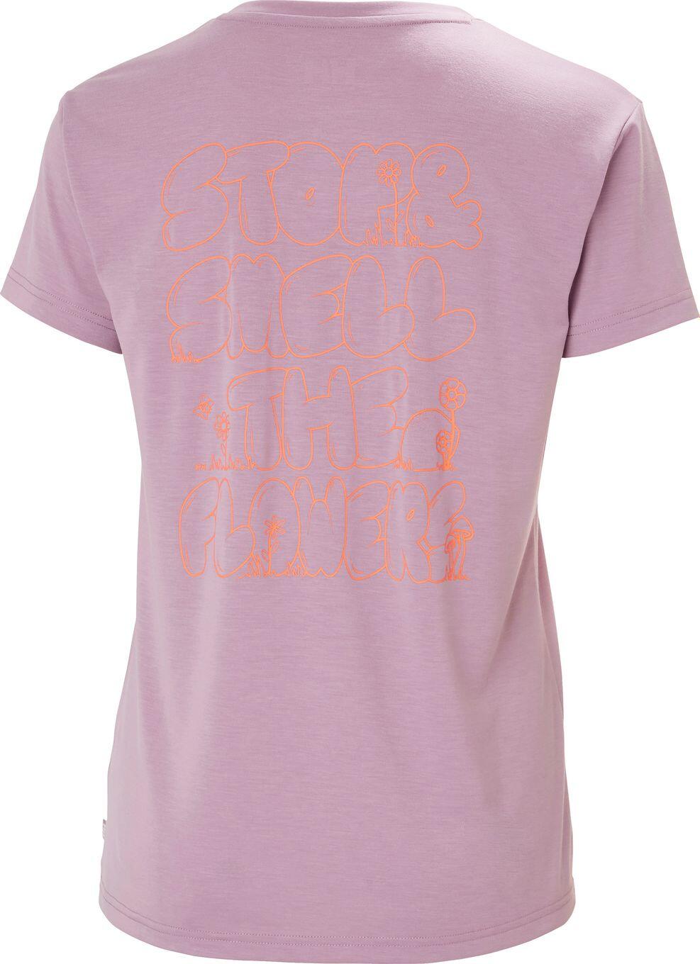 T-shirt Helly Hansen Skog Recycled Graphic Violet Femme 6/6