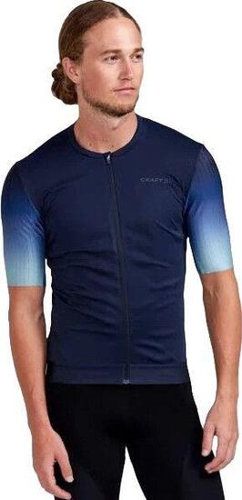 Maillot manches courtes Craft Adv Aero Bleu marine Bleu clair