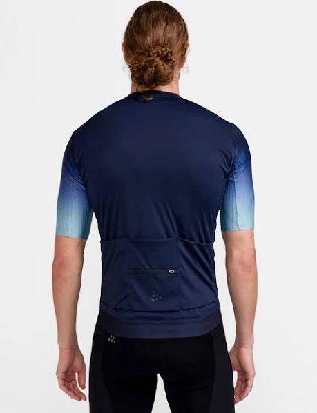 Craft Adv Aero Short Sleeve Jersey Navy Light Blue 4/4