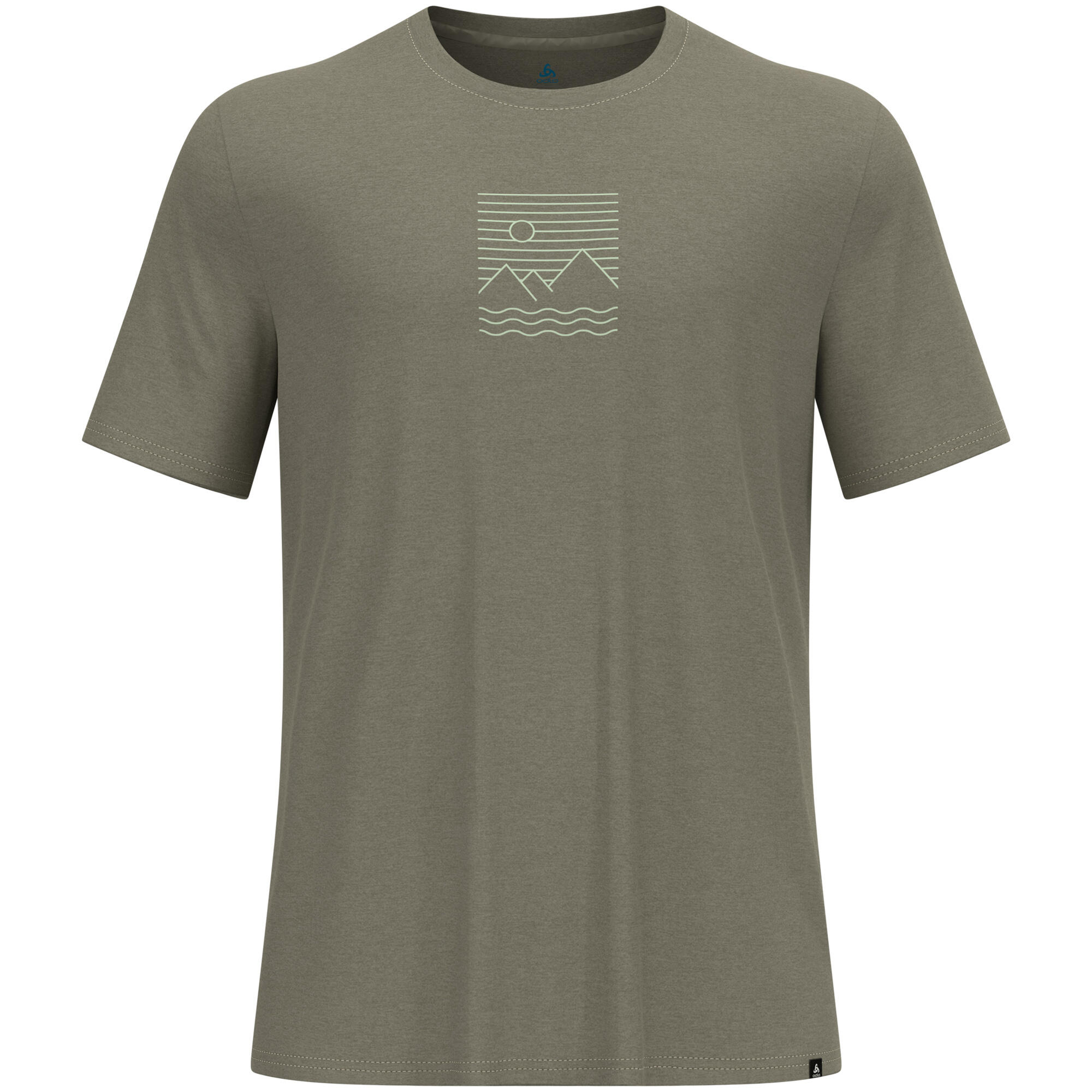 Koszulka męska Odlo ASCENT SUN. SEA. MOUNTAINS. T-shirt crew neck s/s 5/6