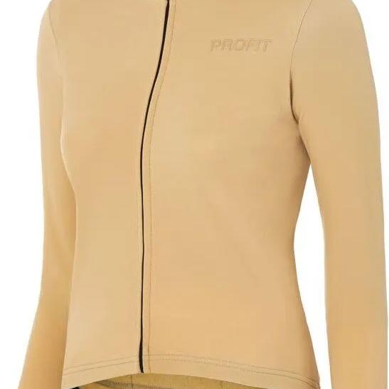 Spiuk Profit Cold&Rain Beige Women's Long Sleeve Jersey