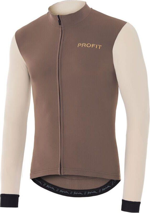 Spiuk Profit Ultralight Long Sleeve Jersey Brown/Beige 2/6