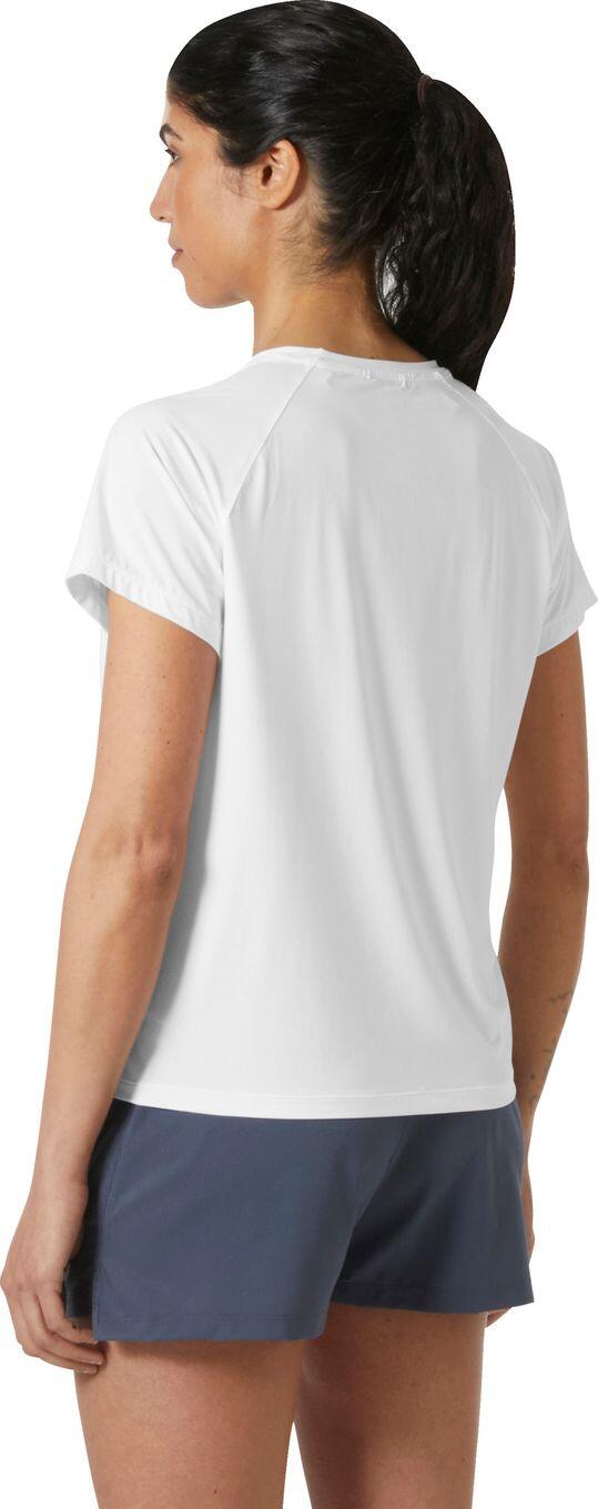 T-Shirt Helly Hansen Shine Solen Blanc Femme 2/7