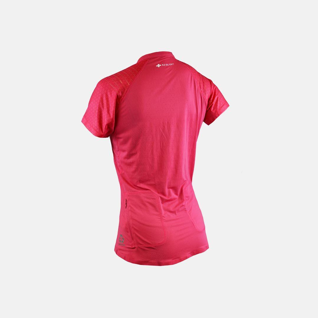 T-Shirt Running Raidlight 1/2 Zip R-Light Rose Femme 2/5