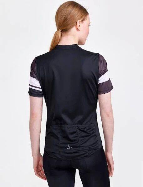 Maillot manga corta Craft Core Endur Mujer Negro Gris 2/5