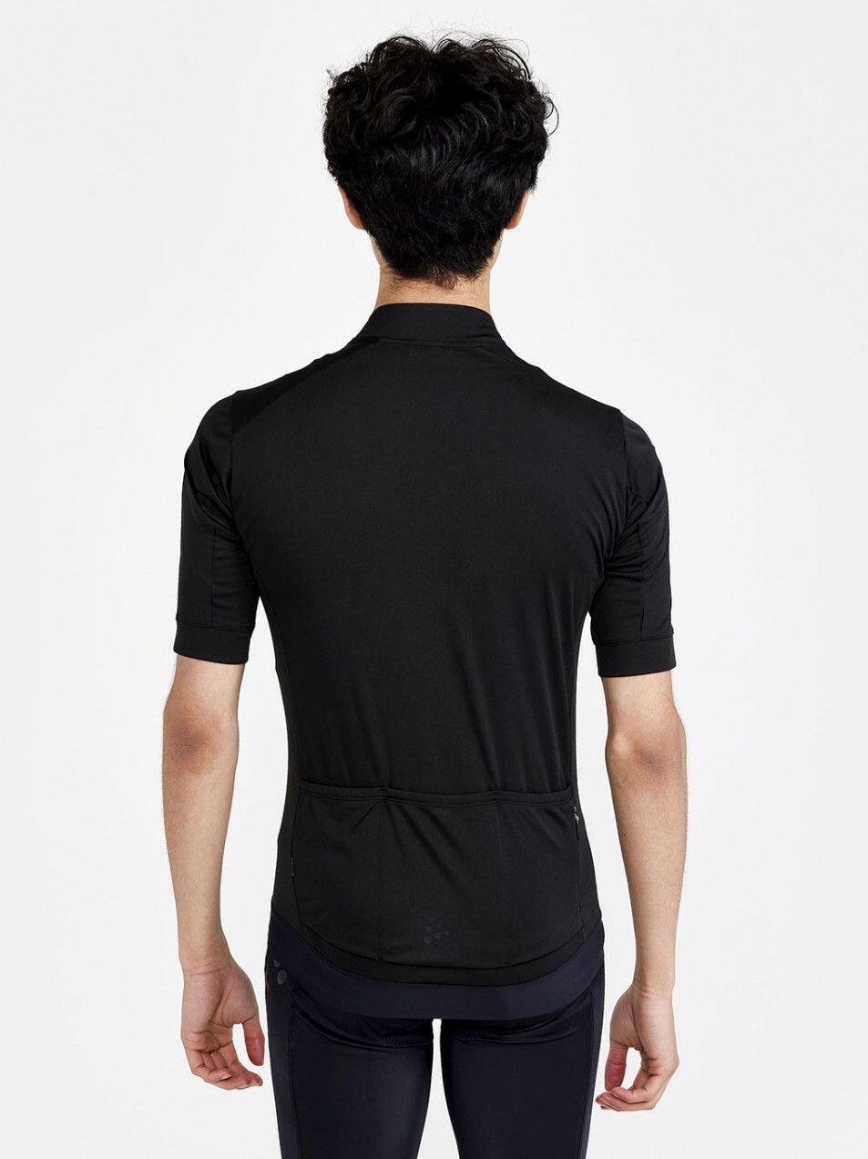 Maillot manches courtes Craft Essence Bike Noir Blanc 2/3