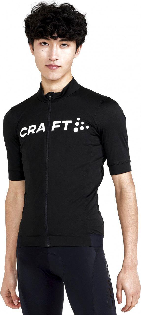 Maillot manches courtes Craft Essence Bike Noir Blanc 1/3