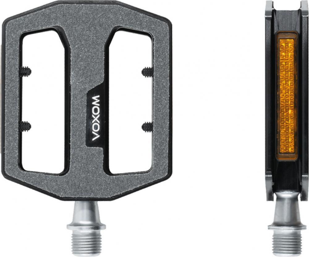 Pedales de aluminio 9459 para ciudad y touring, con reflectores. 1/1