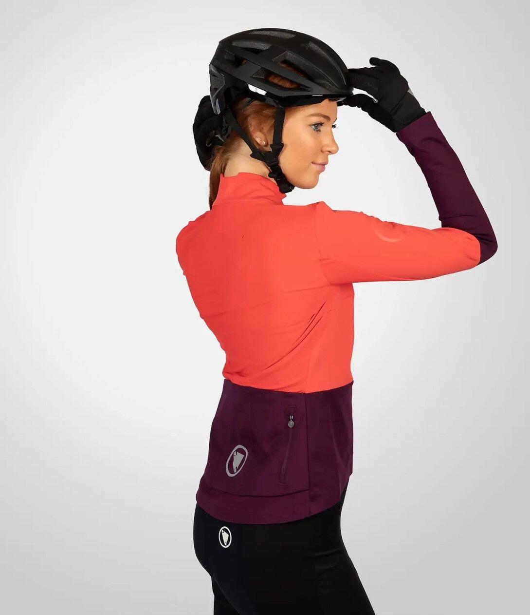 Maillot Manches Longues Femme Endura FS260 Jetstream Rose / Violet 5/7
