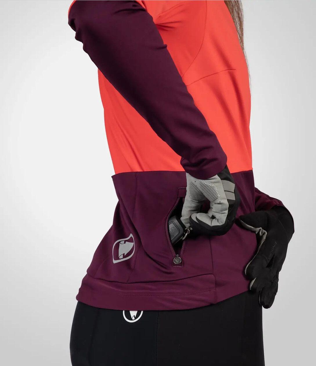 Maillot Manches Longues Femme Endura FS260 Jetstream Rose / Violet 6/7