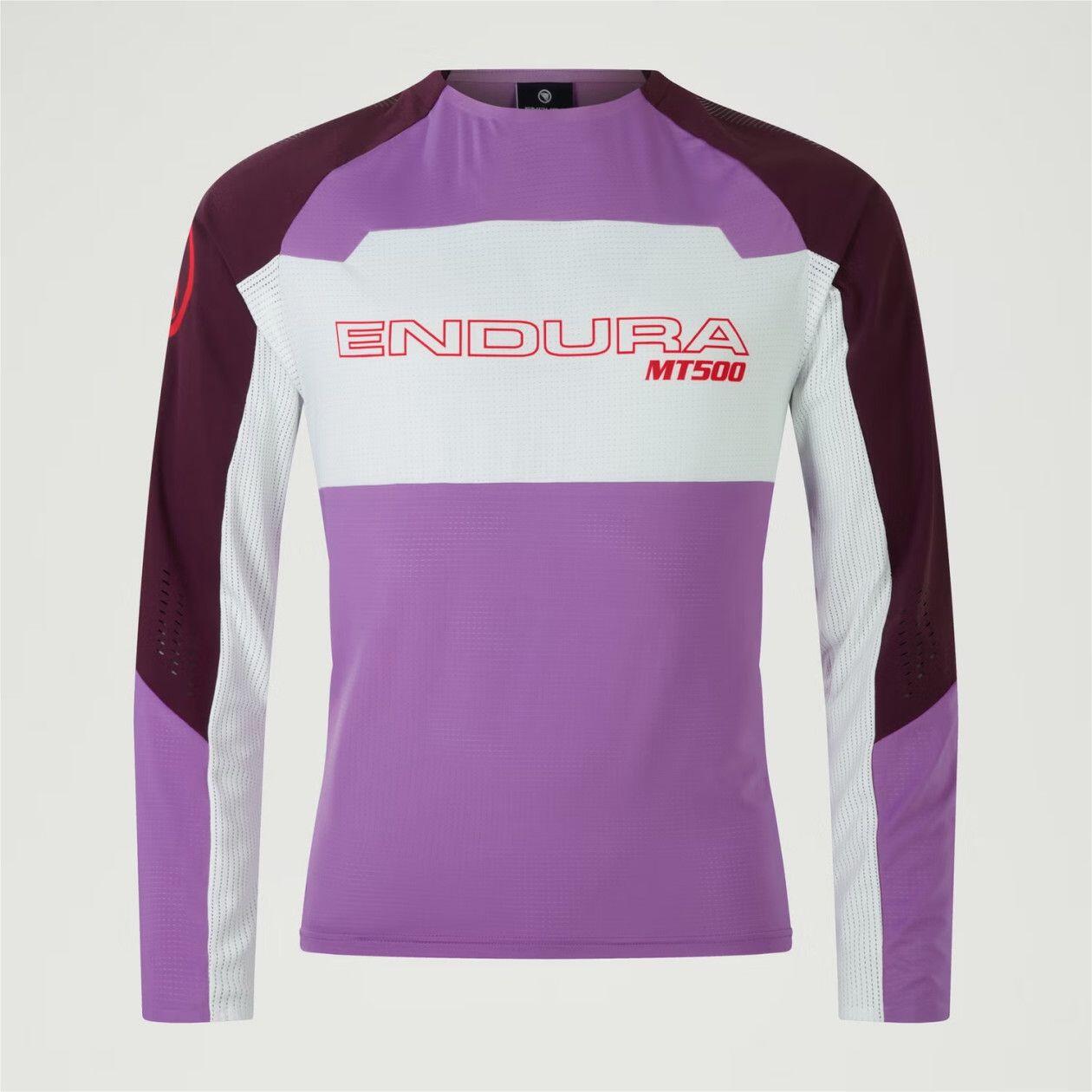 Maglia a manica lunga Endura MT500 Burner Lite Purple 4/7