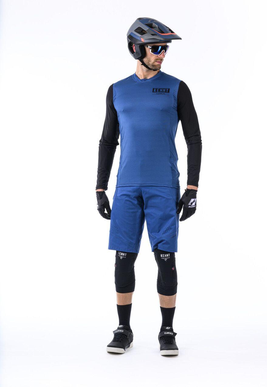 Kenny Charger Langarmtrikot Blau/Schwarz 4/4